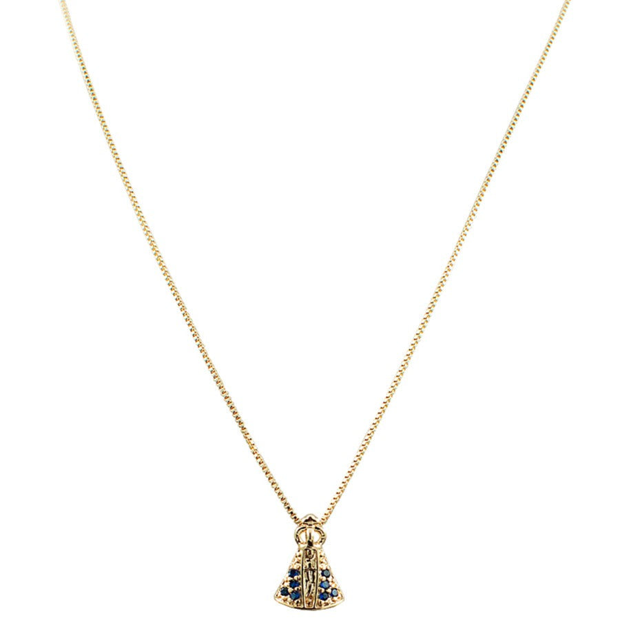 COLAR NOSSA SENHORA APARECIDA OURO