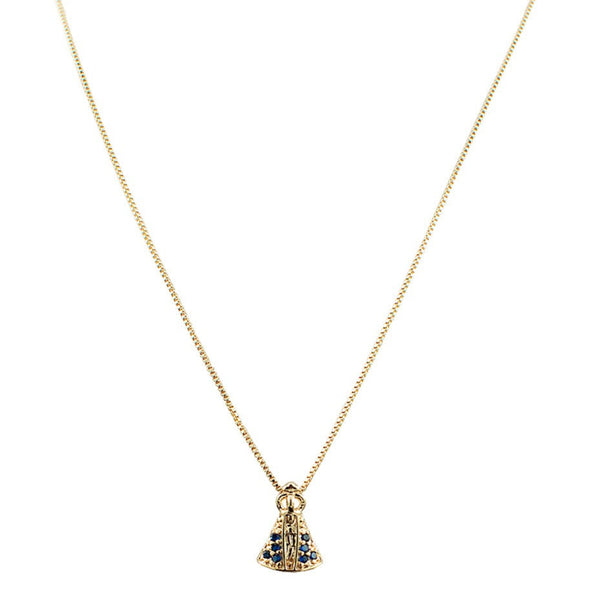 COLAR NOSSA SENHORA APARECIDA OURO