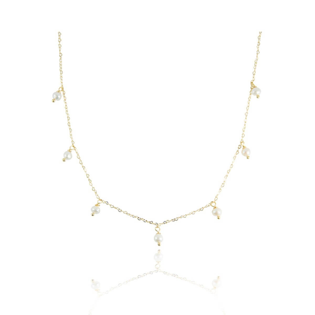 COLAR PÉROLAS DE JUPITER OURO - Anilú
