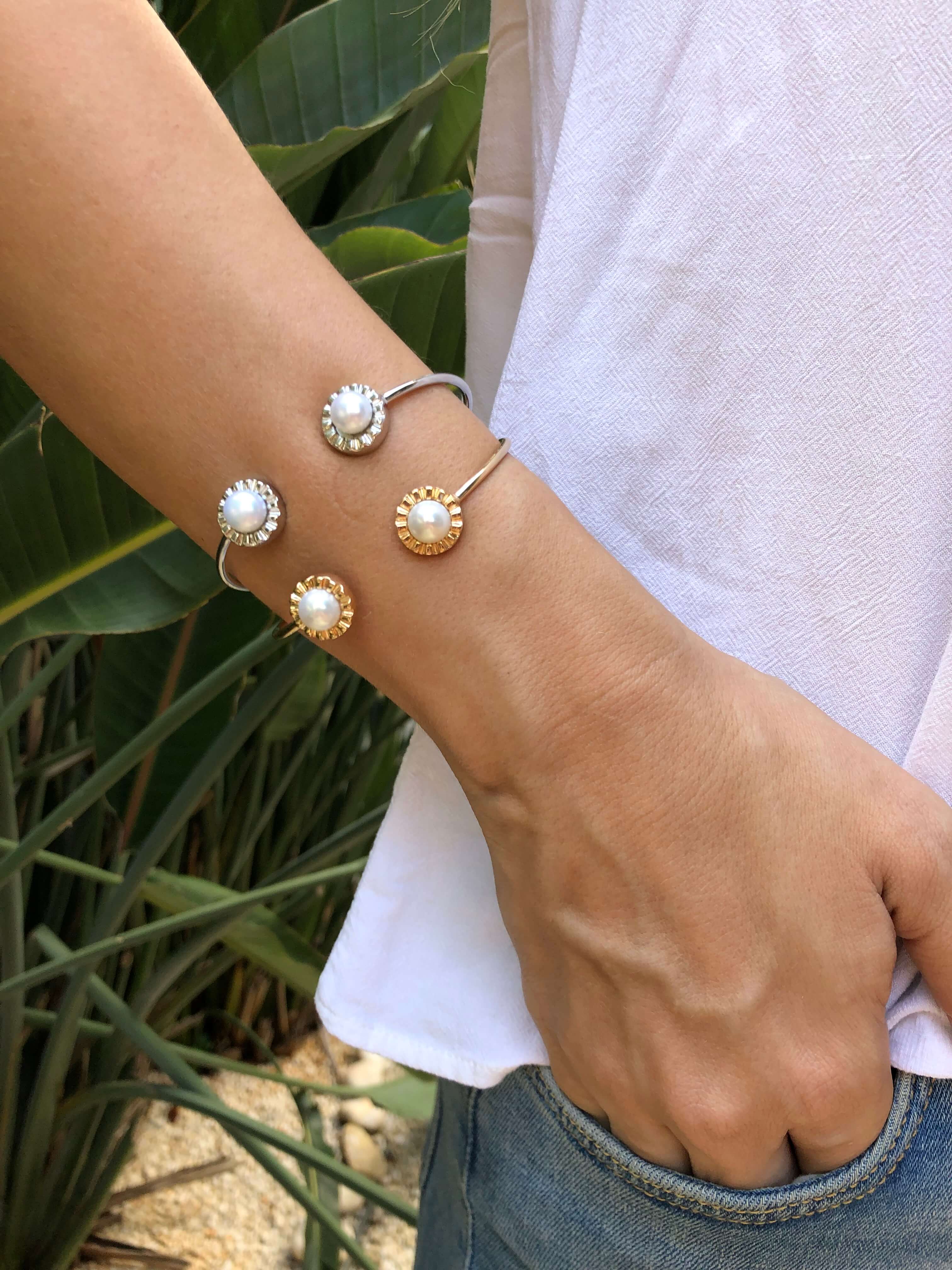 BRACELETE RAIAR PÉROLA OURO