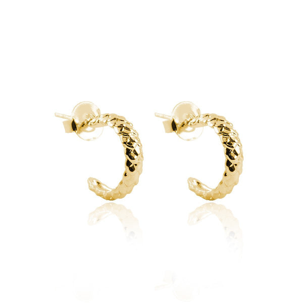 ARGOLA ESCAMAS OURO