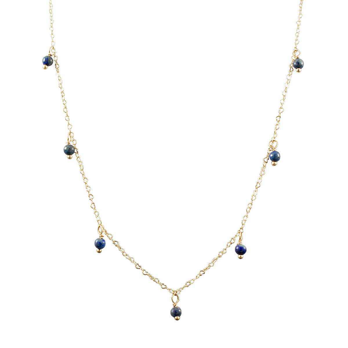 COLAR LAPIS LAZULI DE URANO OURO