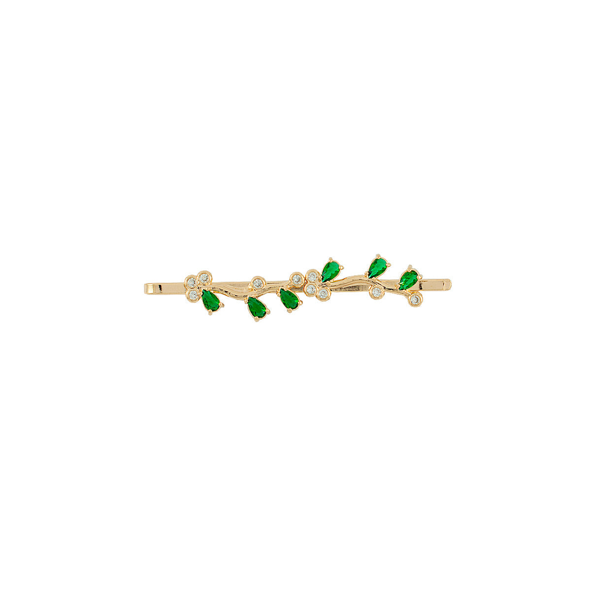 PRESILHA FLORESCER VERDE OURO