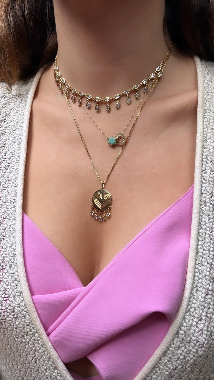 CHOKER PARADISE OURO