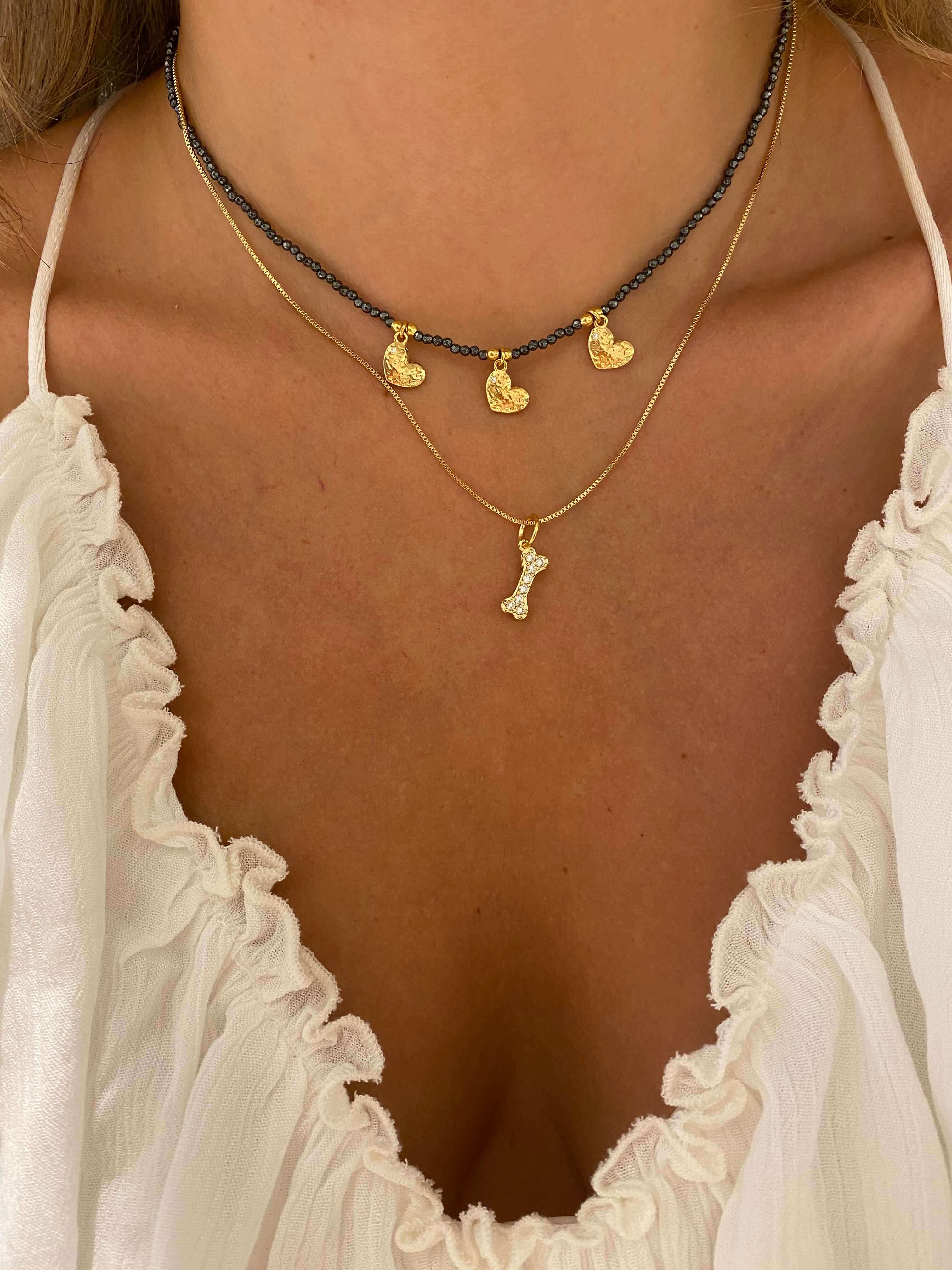 COLAR TRUE LOVE OURO.