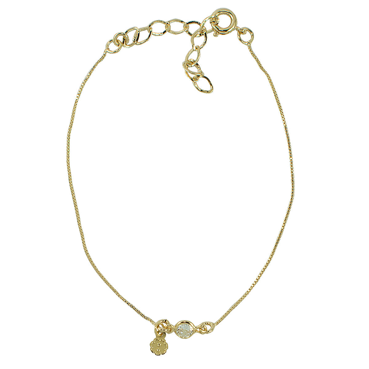 PULSEIRA PONTINHO LUZ OURO - Anilú