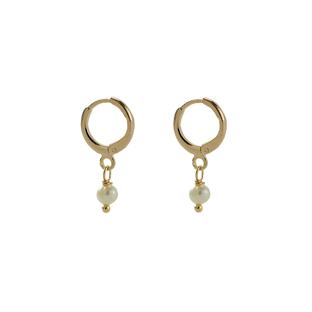 ARGOLINHA PÉROLA OURO