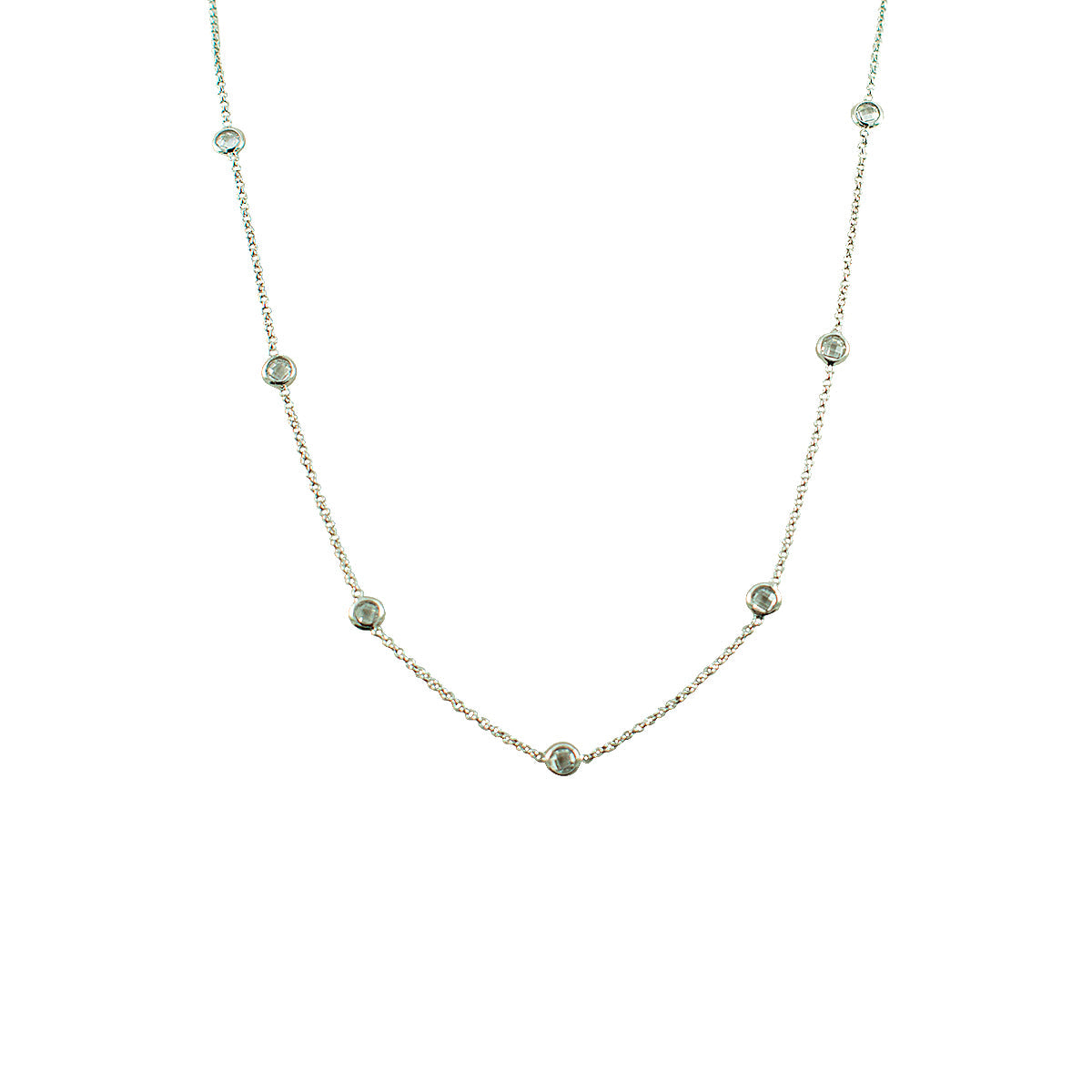 CHOKER ZIRCÔNIAS RADIANTE RÓDIO