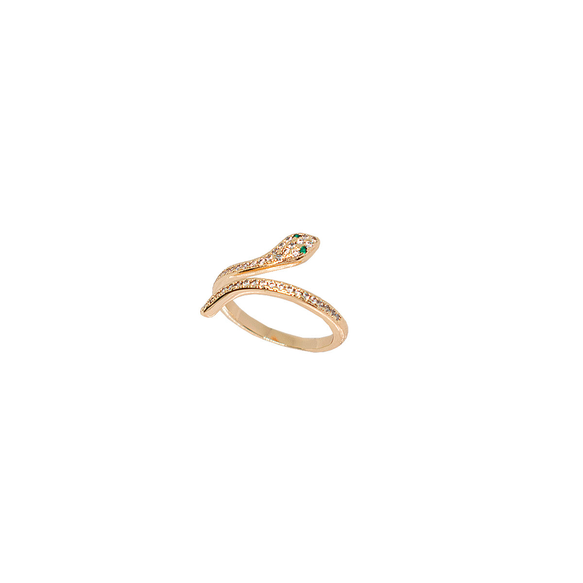Anel cobra ouro