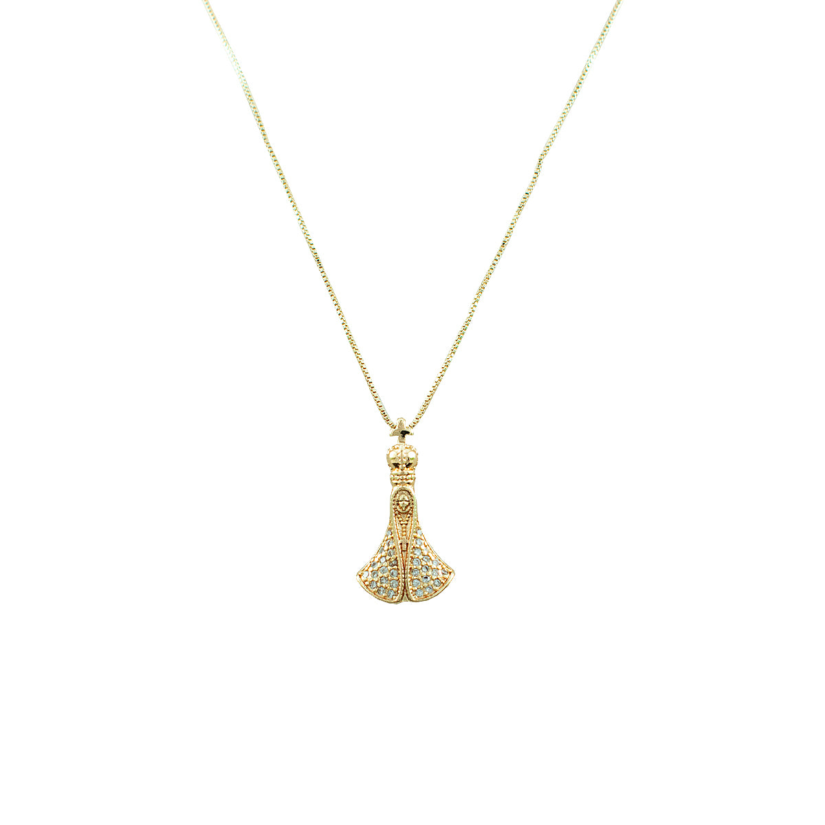 COLAR NOSSA SENHORA APARECIDA G OURO - Anilú