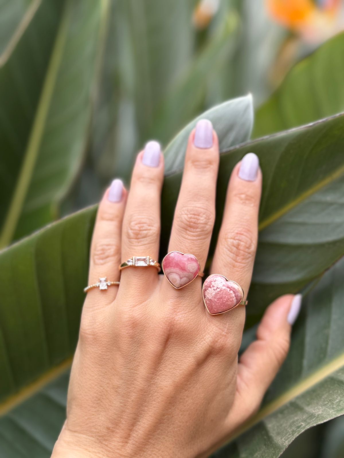 ANEL CORACAO RODOCROSITA