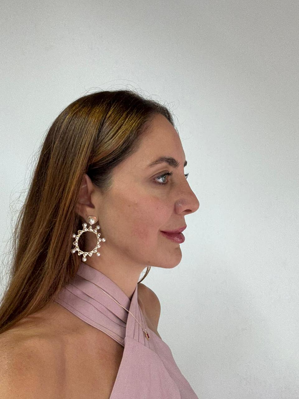 BRINCO PÉROLA SOLAR OURO