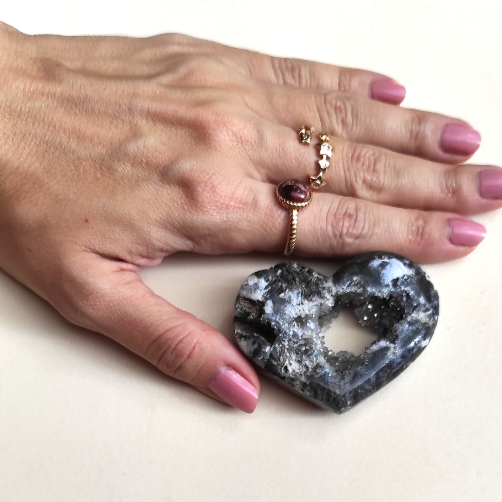 CORAÇÃO NOITE ÁGATA - Anilú