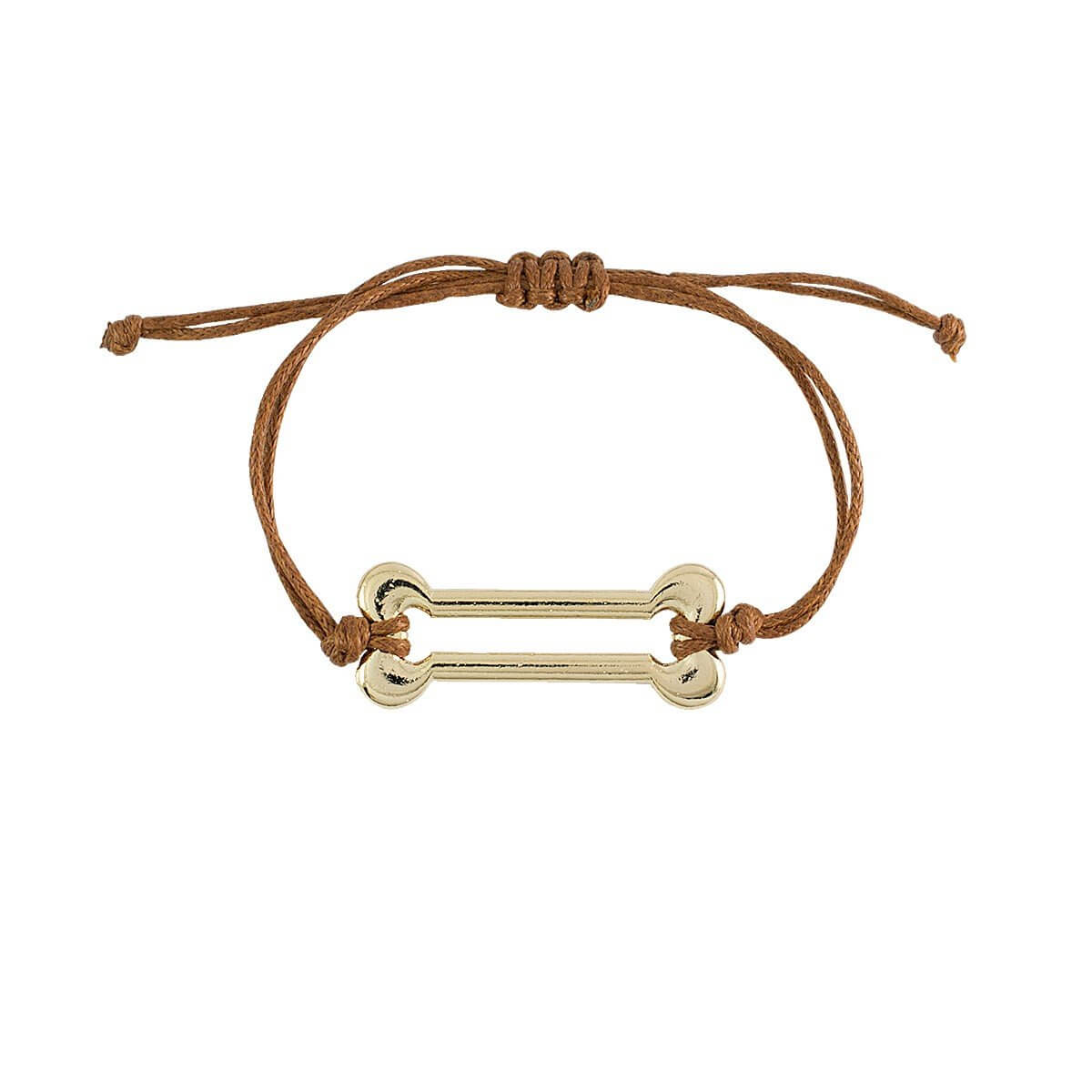 PULSEIRA OSSINHO VAZADO OURO