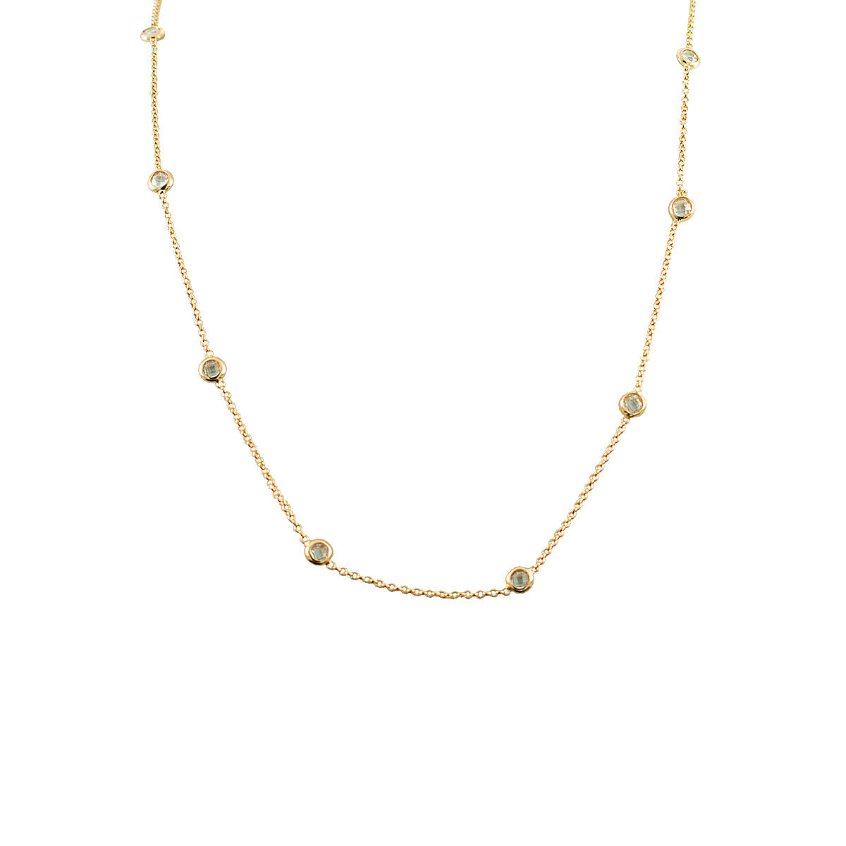 CHOKER ZIRCÔNIAS RADIANTE OURO