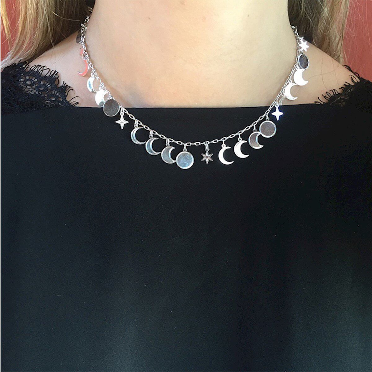 COLAR FASES DA LUA CURTO RÓDIO - Anilú