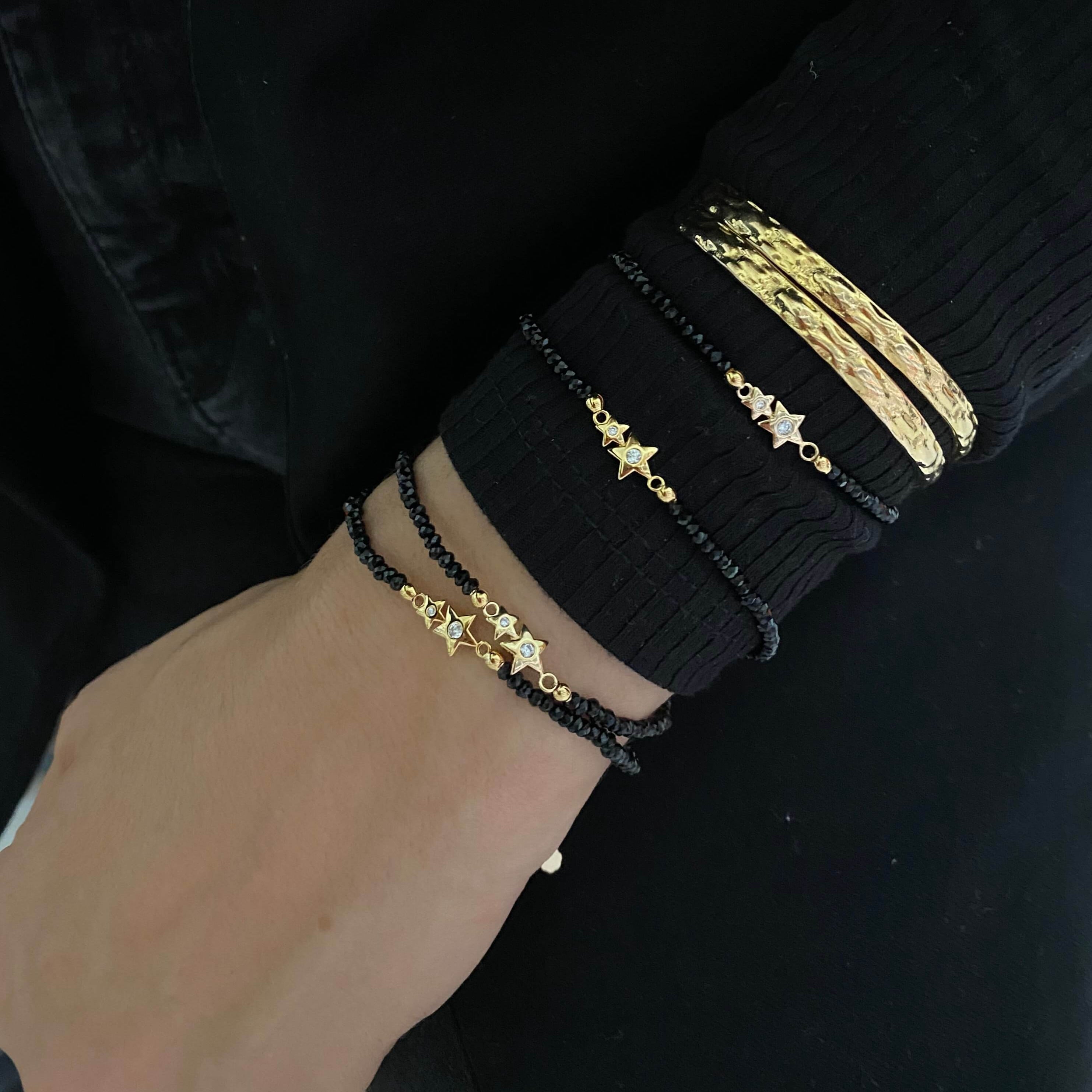 BRACELETE FONTE DE VIBRAÇÃO OURO