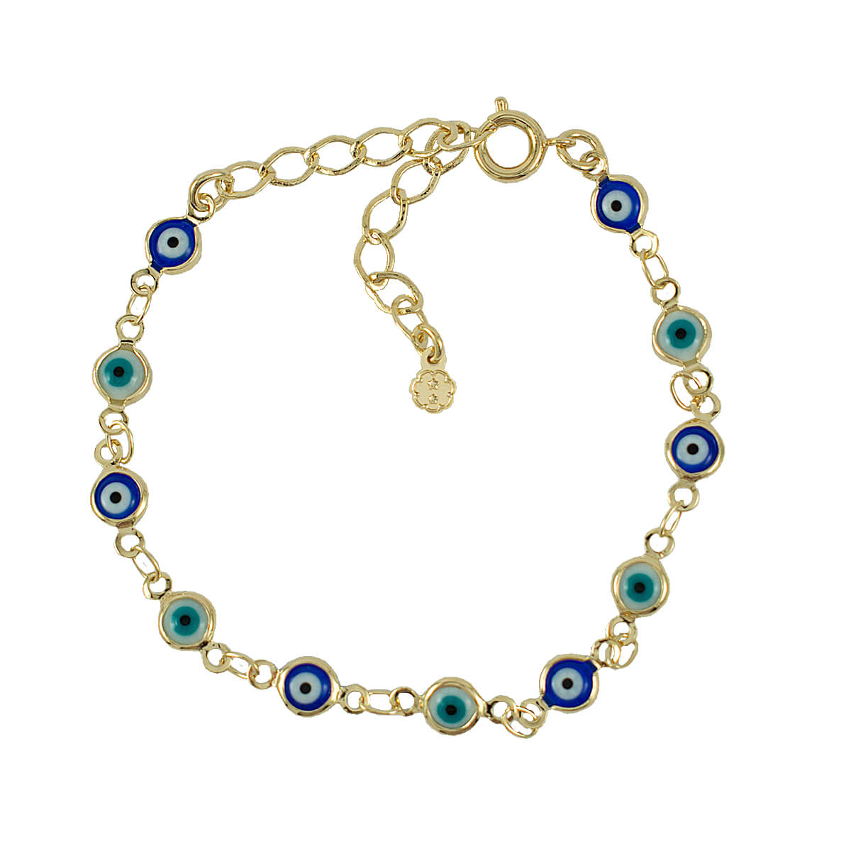 PULSEIRA MINI OLHO GREGO OURO - Anilú