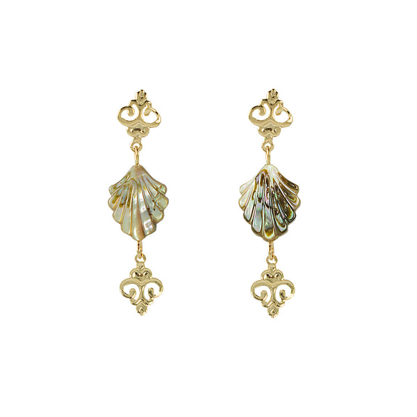 BRINCO CONCHA ABALONE OURO
