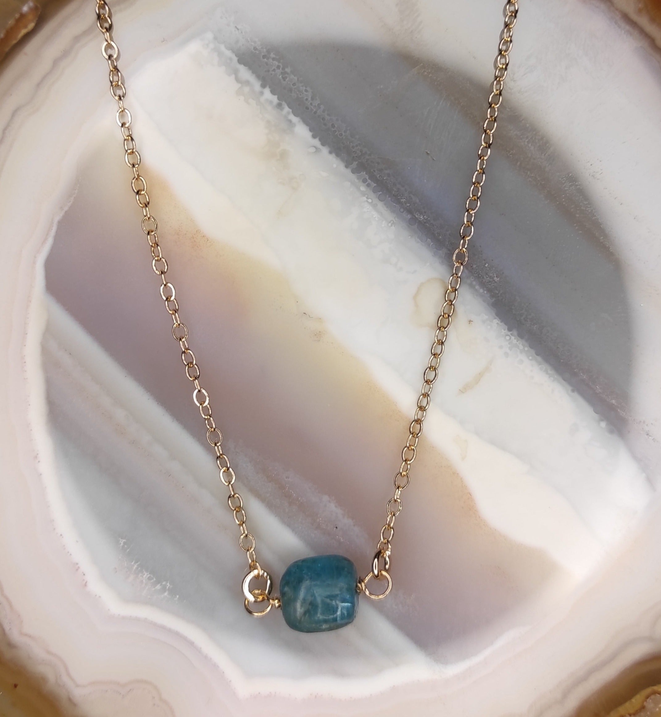 CHOKER NORONHA APATITA OURO