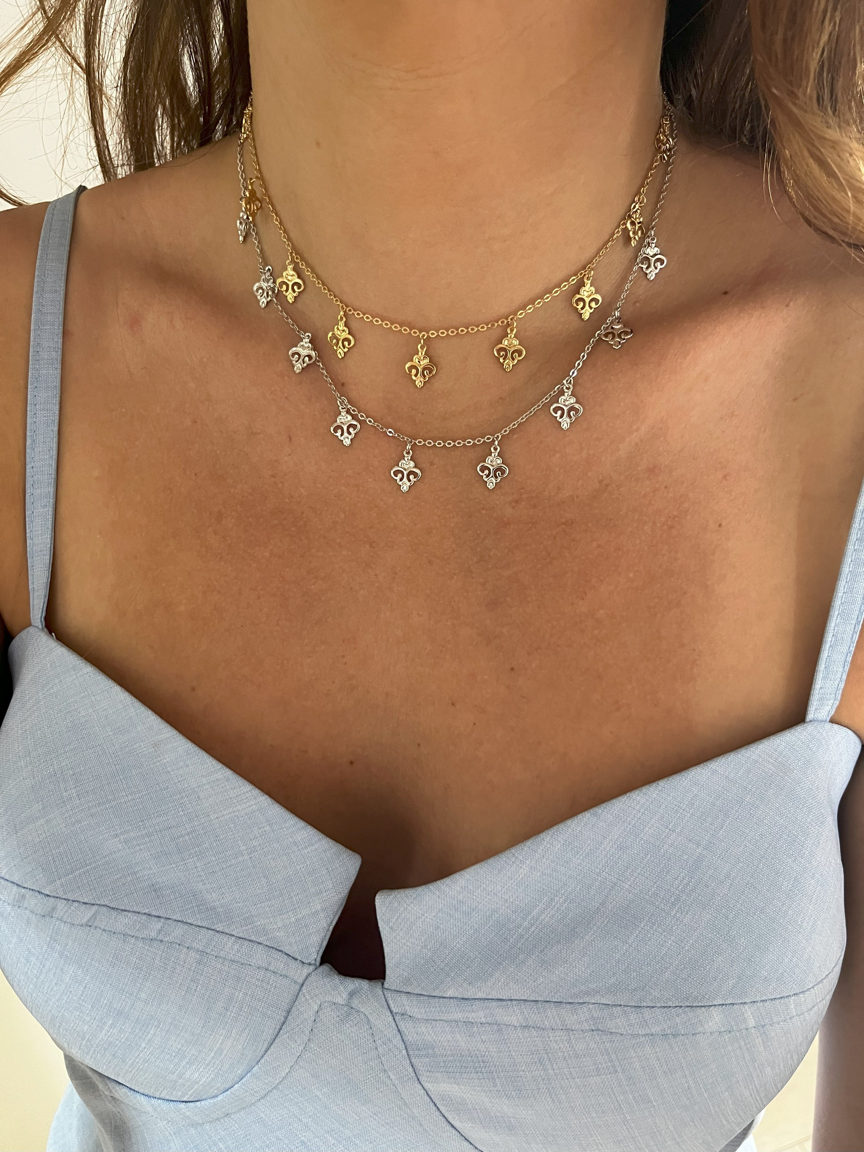 COLAR ARABESCO OURO