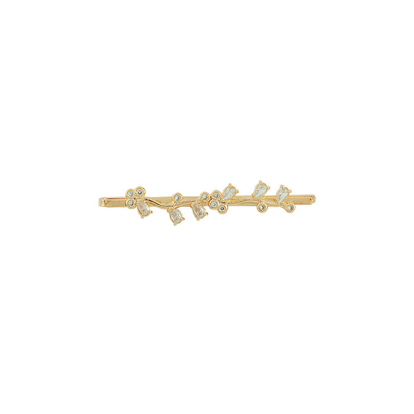 PRESILHA FLORESCER BRANCO OURO