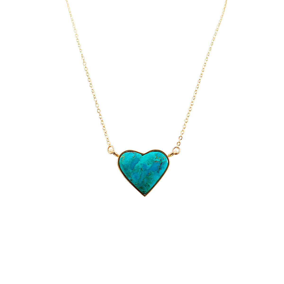 COLAR SOLITUDE TURQUESA OURO