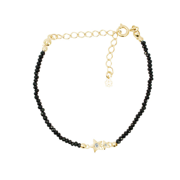 PULSEIRA ESPINÉLIO NOITE ESTRELADA OURO
