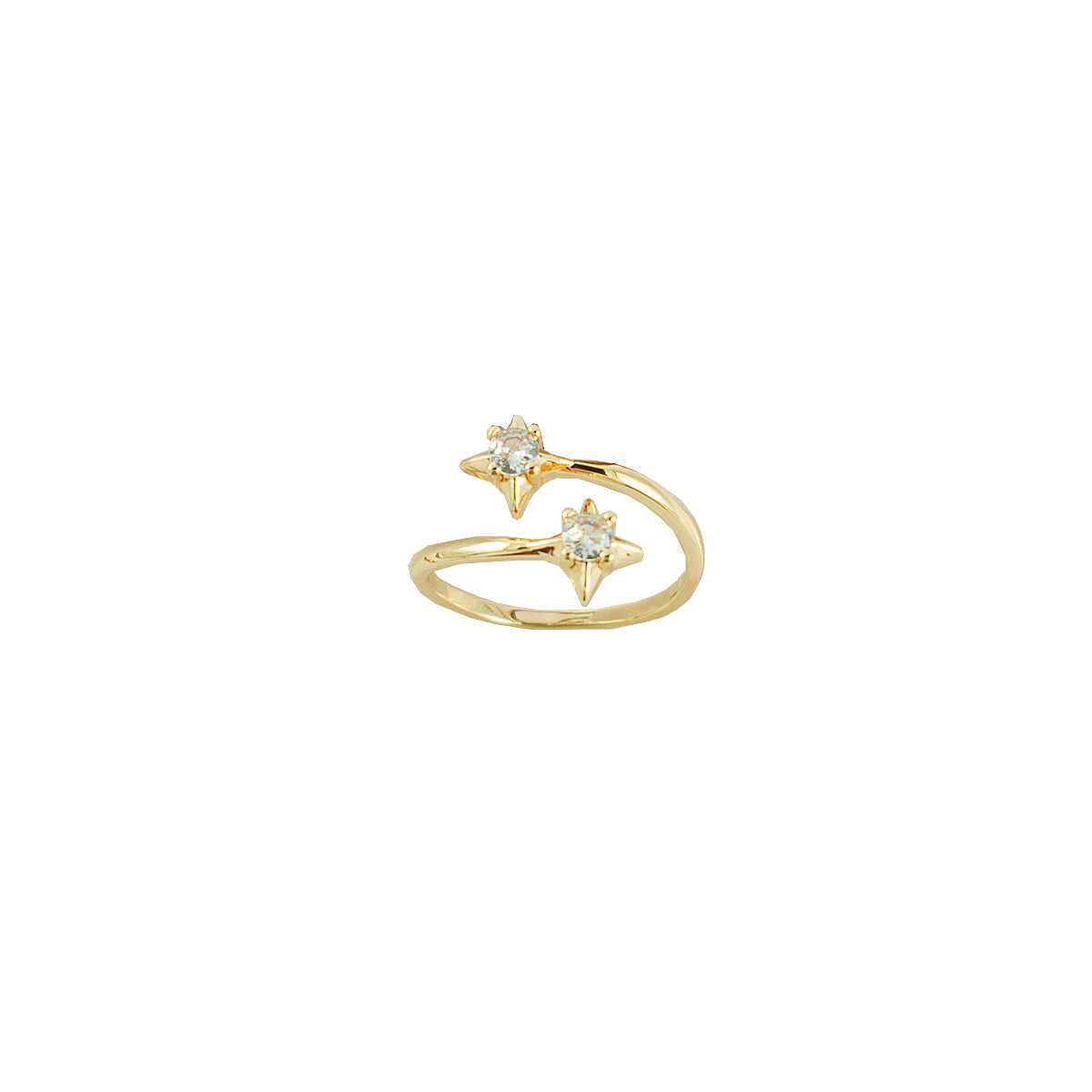 ANEL ESTRELA CADENTE OURO
