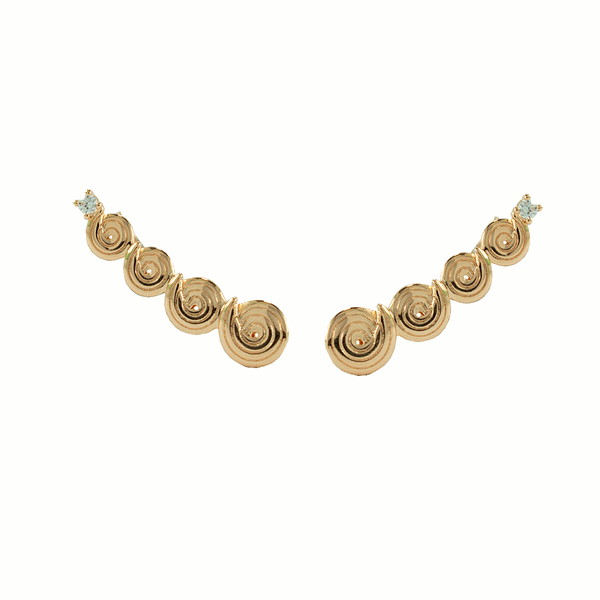 EARCUFF AGRADEÇO OURO