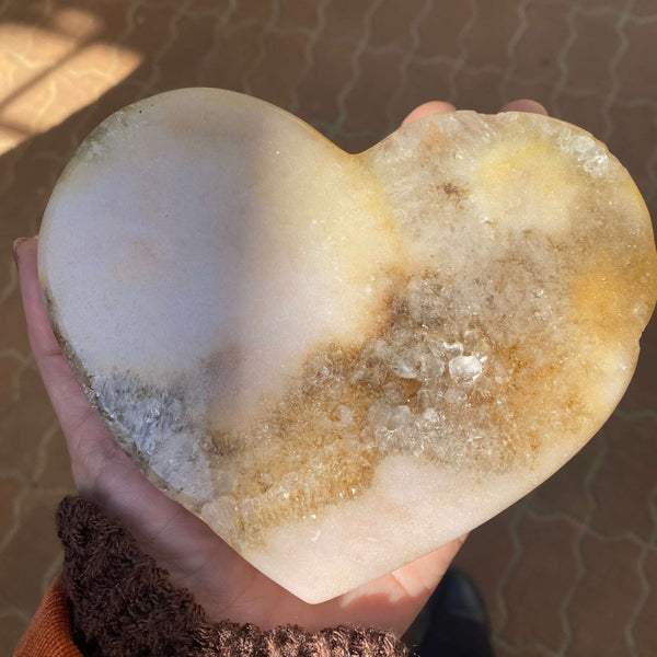 CORAÇÃO AMETISTA ROSA