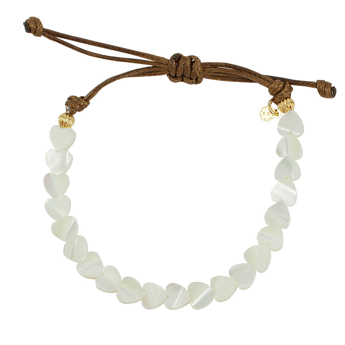PULSEIRA CORAÇÕES DE PROTEÇÃO OURO - Anilú
