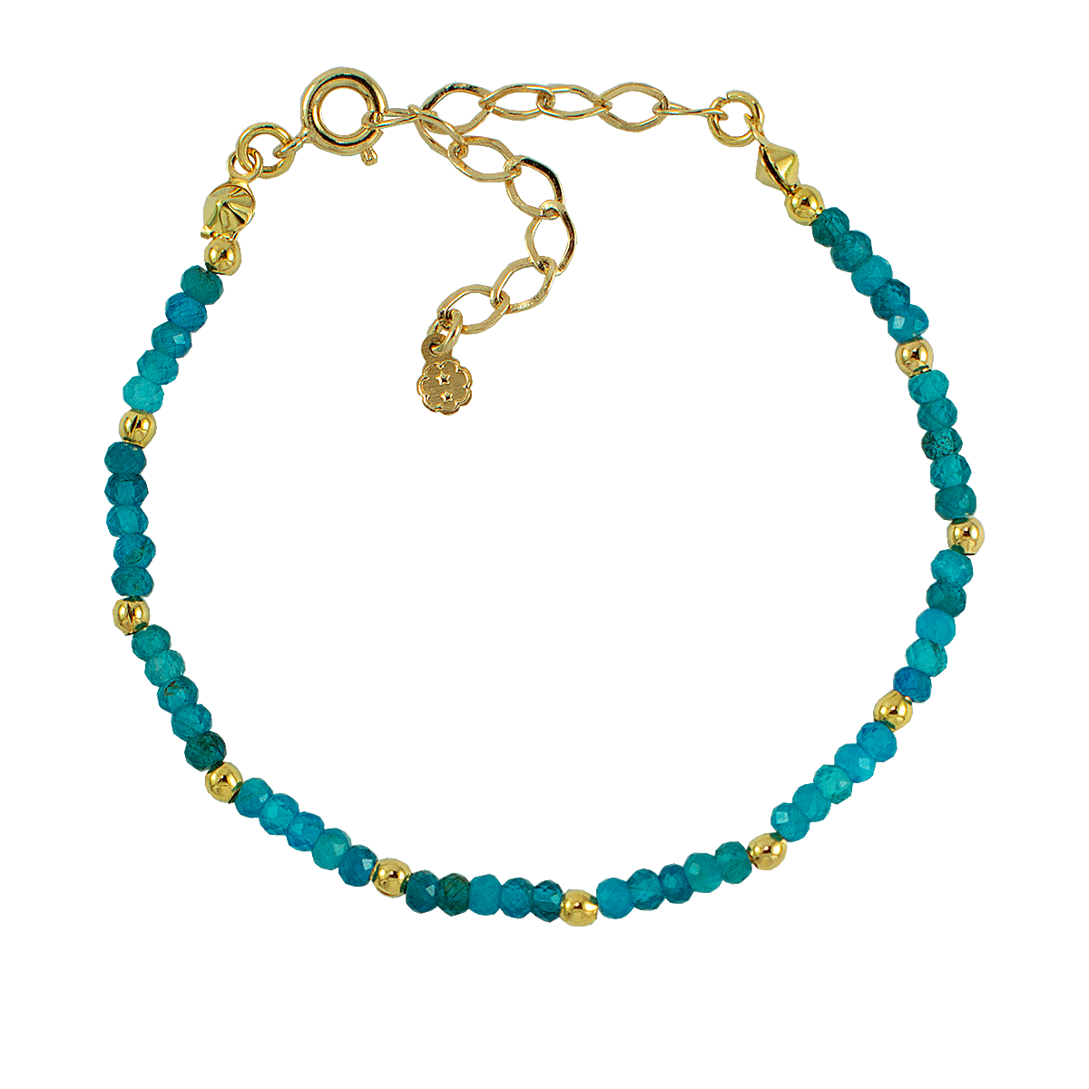 PULSEIRA MINI APATITA OURO - Anilú