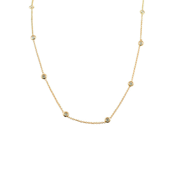 CHOKER ZIRCÔNIAS RADIANTE OURO