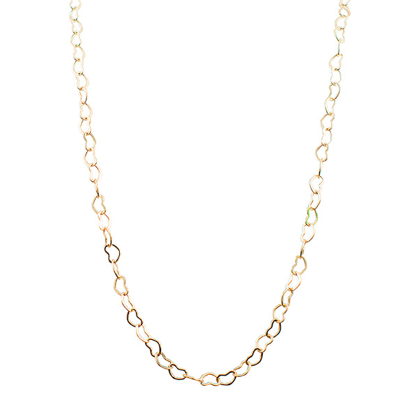 COLAR CORAÇÃO LONGO OURO