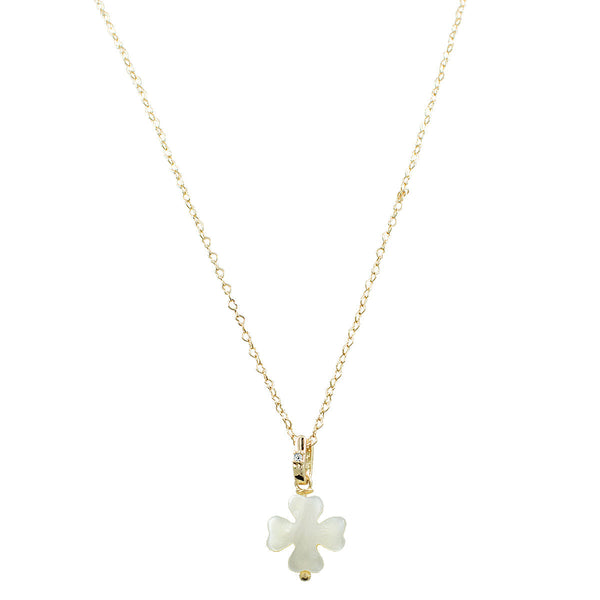 COLAR TREVO DA SORTE OURO