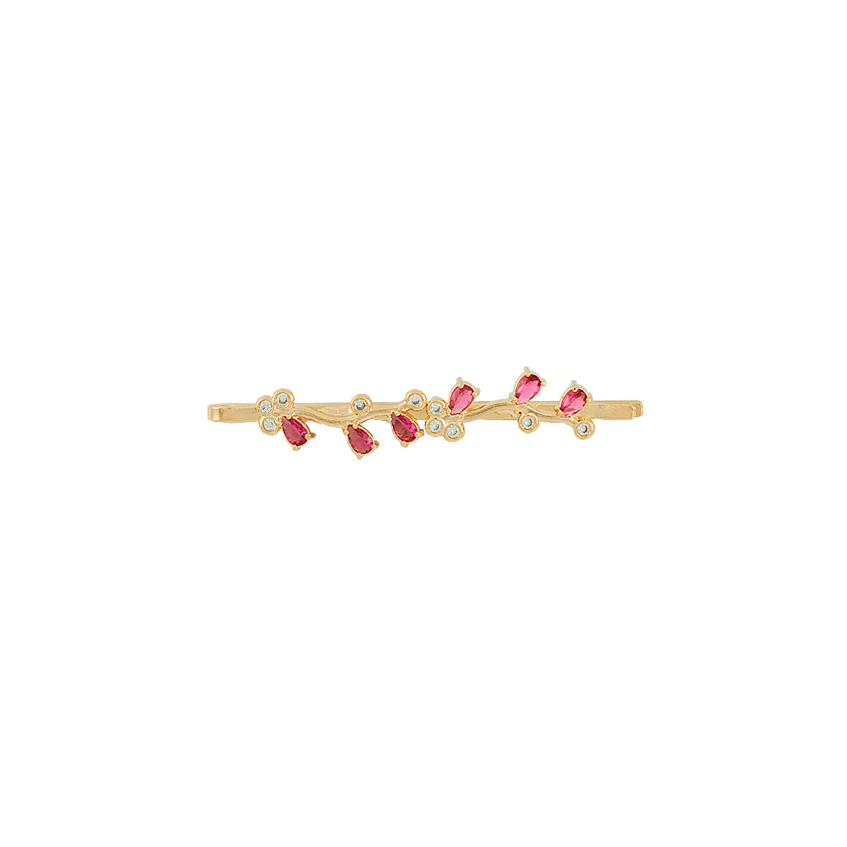 PRESILHA FLORESCER ROSA OURO
