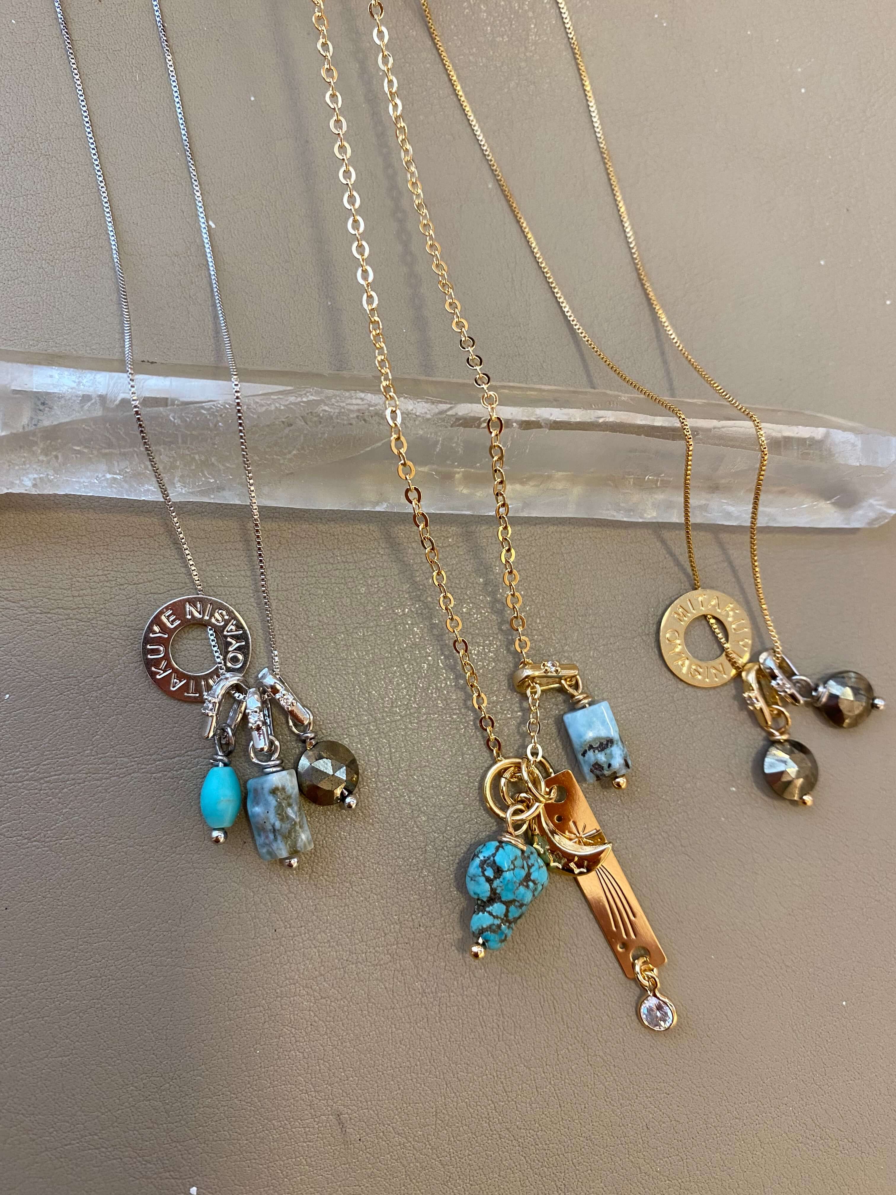 PINGENTE TURQUESA OURO