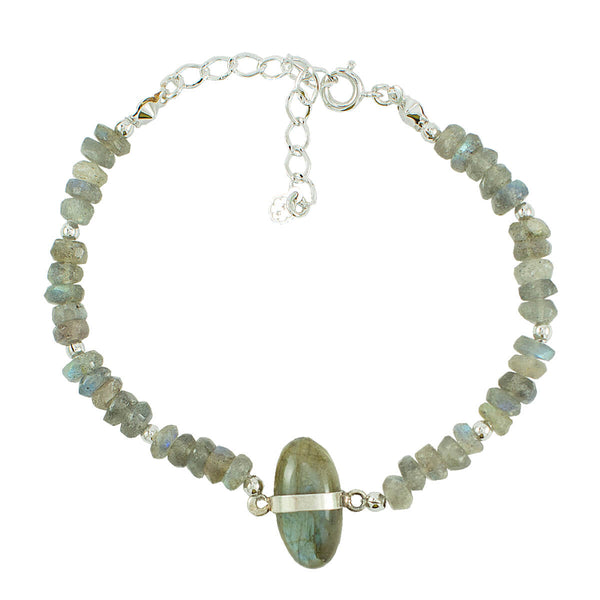 PULSEIRA EXPANSÃO LABRADORITA RÓDIO