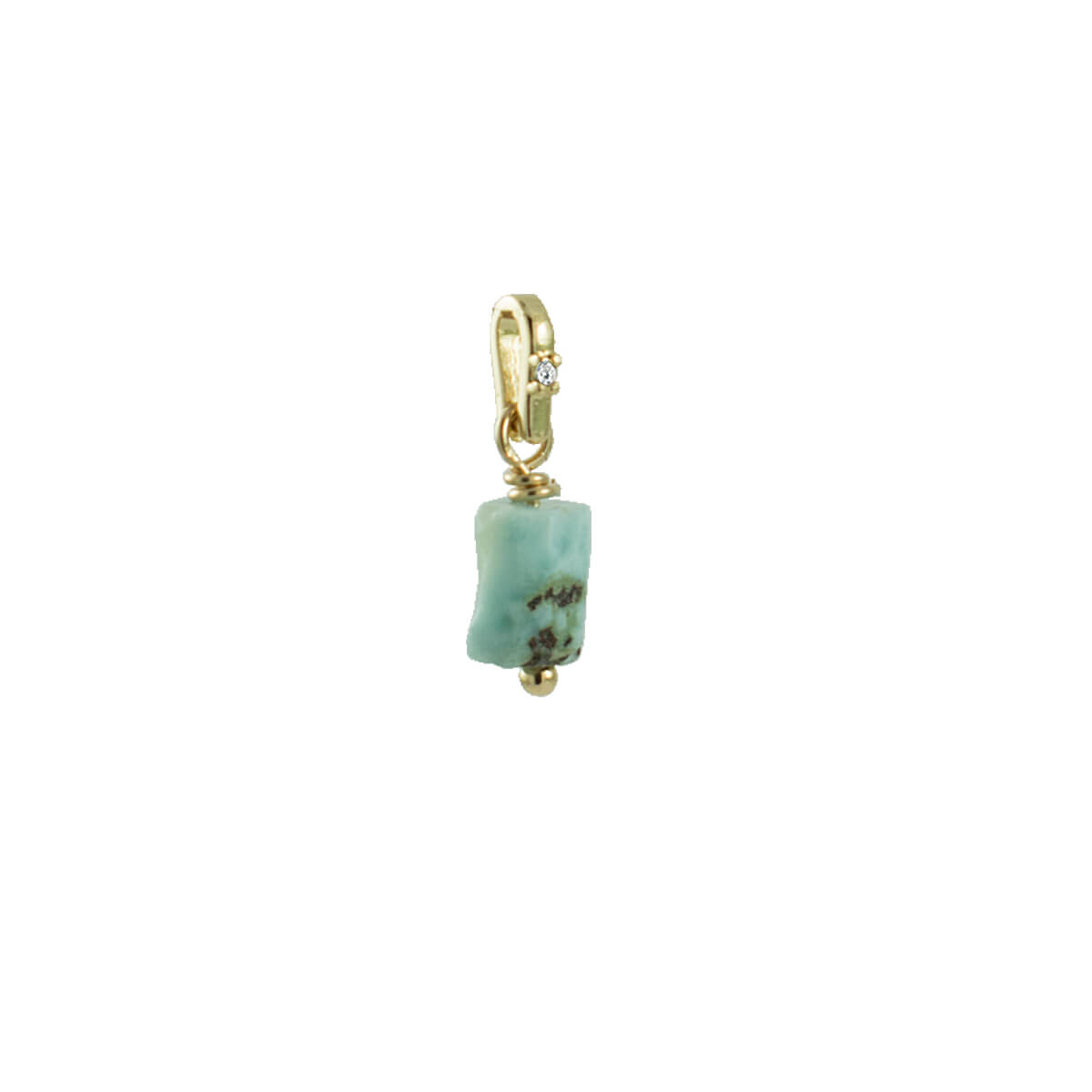 PINGENTE LARIMAR OURO - Anilú
