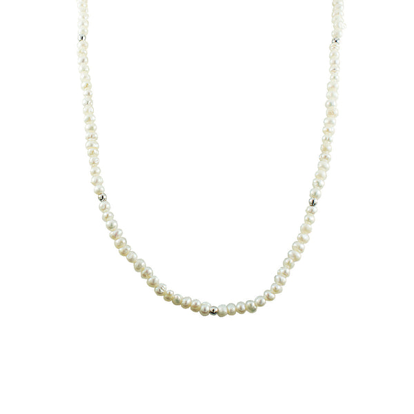 CHOKER PÉROLAS DE PROTEÇÃO RÓDIO