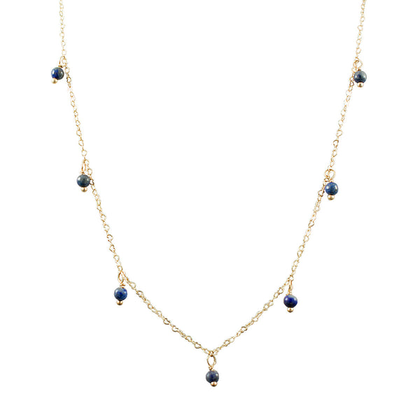 COLAR LAPIS LAZULI DE URANO OURO