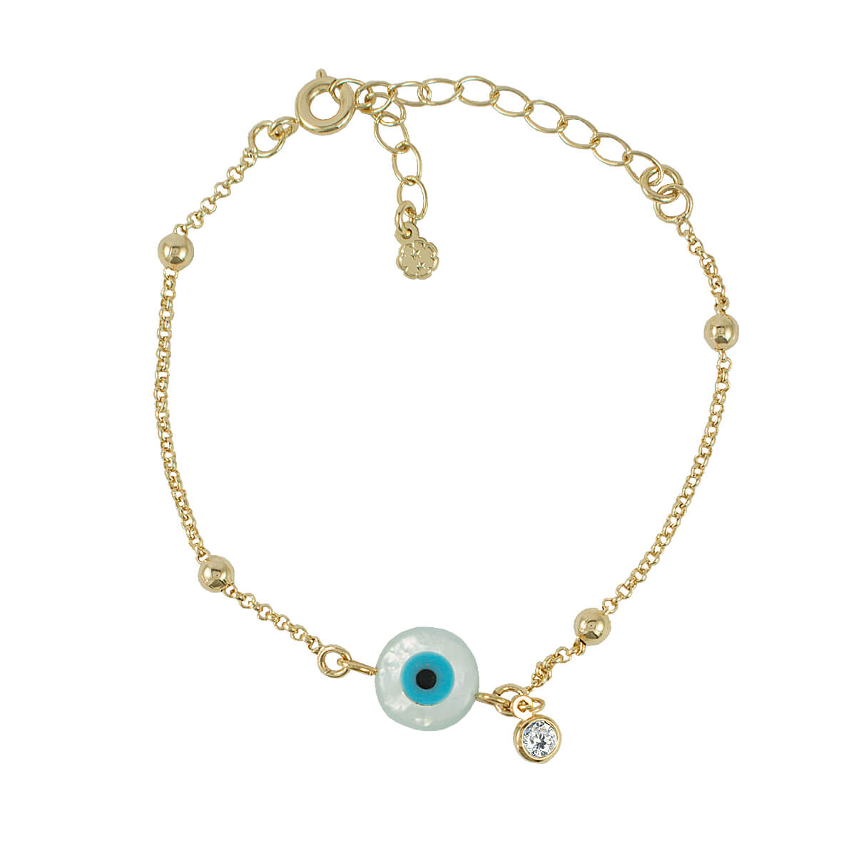 PULSEIRA OLHO MADRE OURO