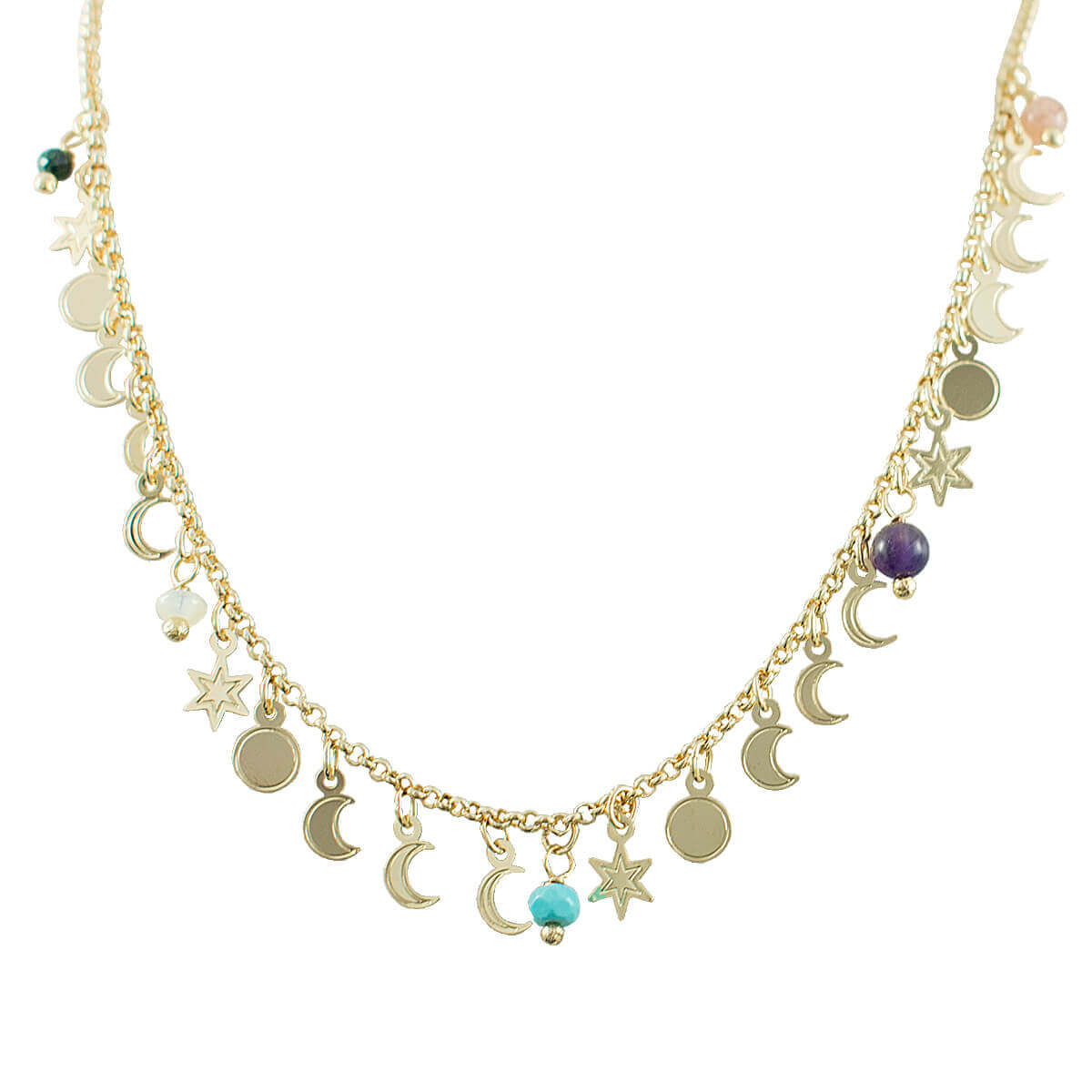 CHOKER FASES ALEGRES OURO