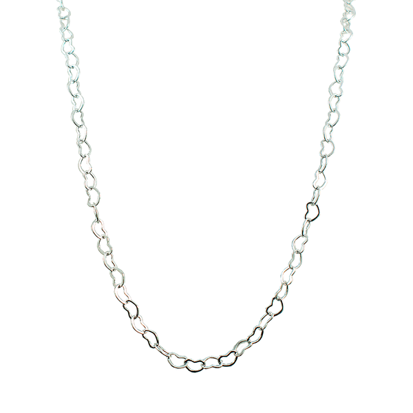 COLAR CORAÇÃO LONGO RÓDIO