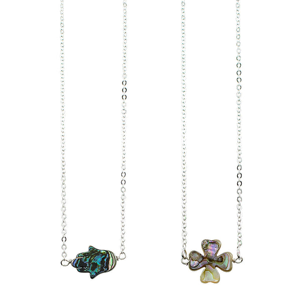 ESCAPULÁRIO AMULETO DE ABALONE RÓDIO