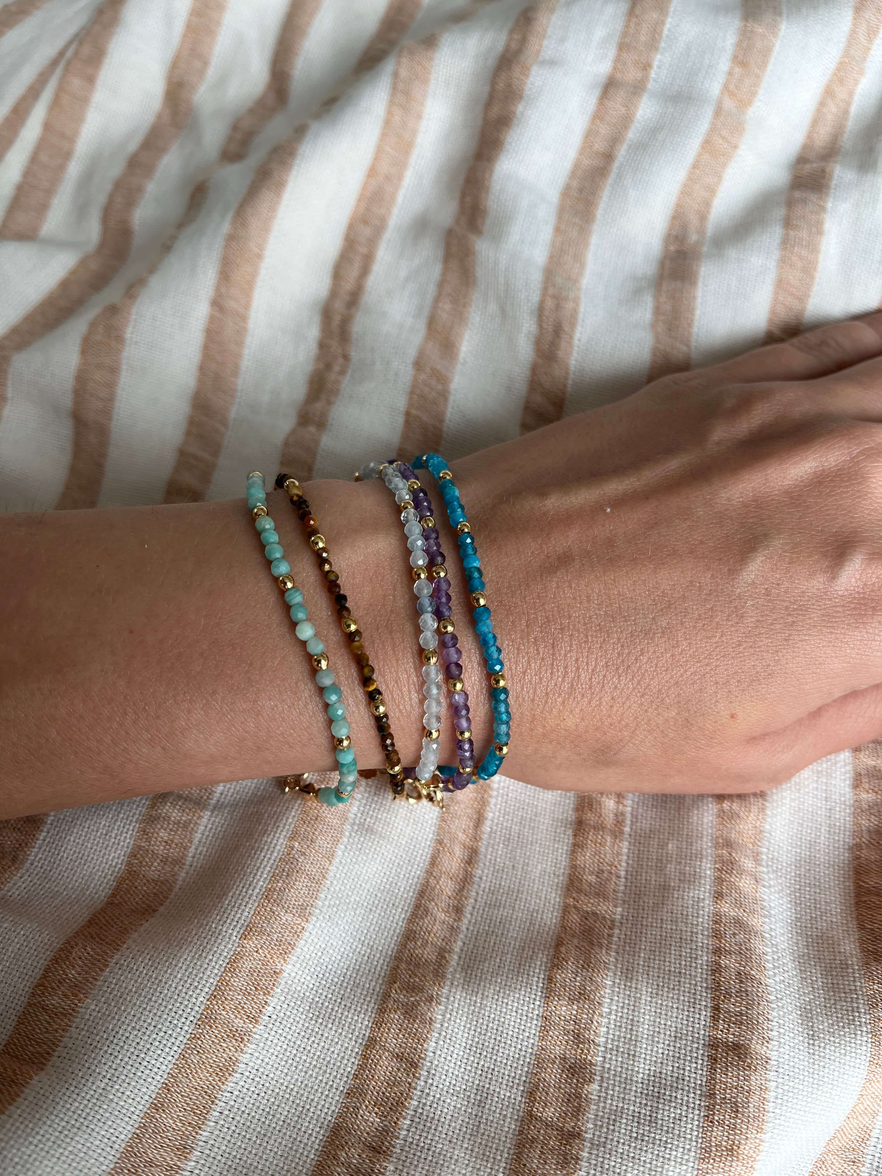 PULSEIRA MINI APATITA OURO