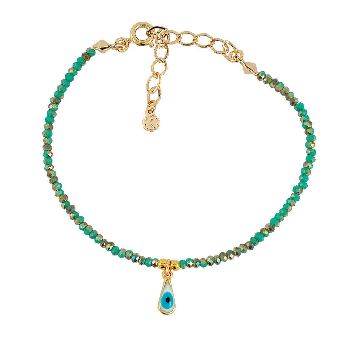 PULSEIRA OLHO PROTETOR OURO - Anilú