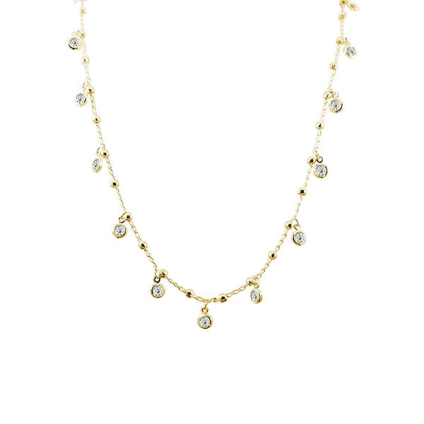 COLAR PONTOS DE LUZ OURO