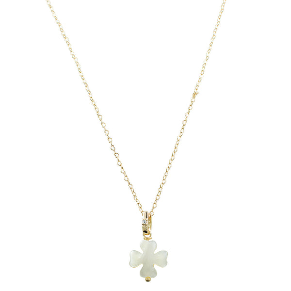 COLAR TREVO DA SORTE OURO